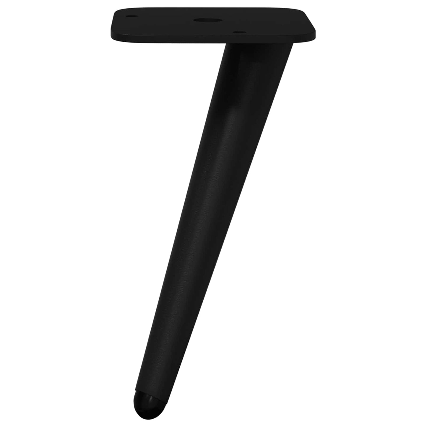 Standing Feet 2 pcs Black 56 x 56 x 100 mm Iron