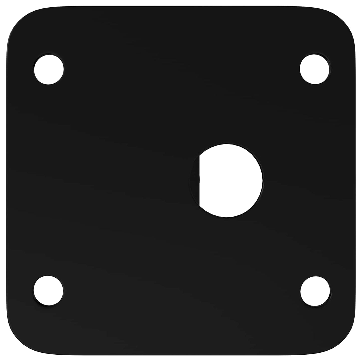 Standing Feet 12 pcs Black 40 x 40 x 100 mm Iron