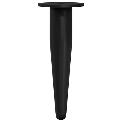 Furniture Feet 12 pcs Black Ø 40 x 98 mm Iron