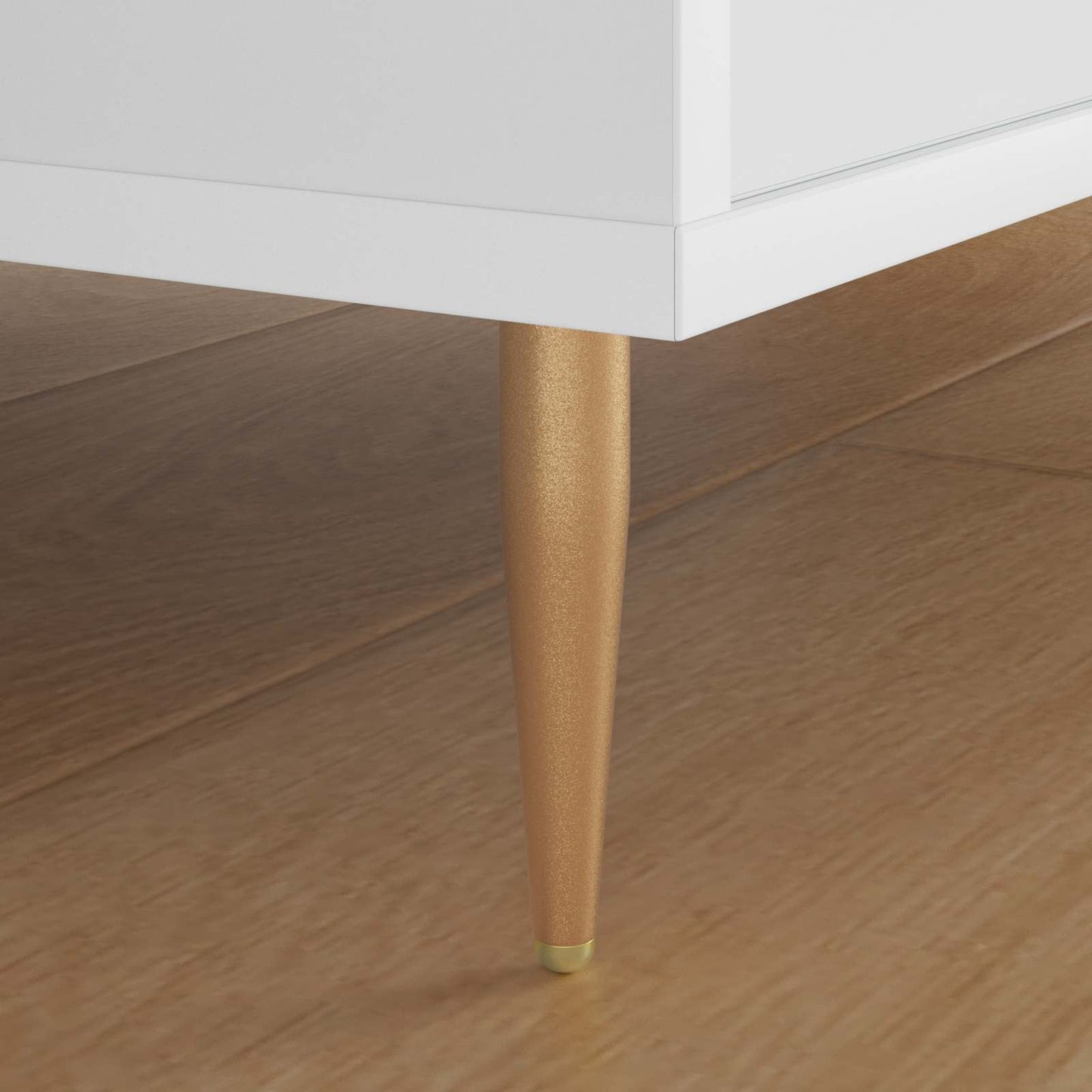Standing Feet 2 pcs Gold 98 x 40 mm Iron