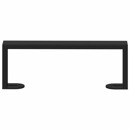 Furniture Feet 12 pcs Black 281 x 40.5 x 100 mm Iron