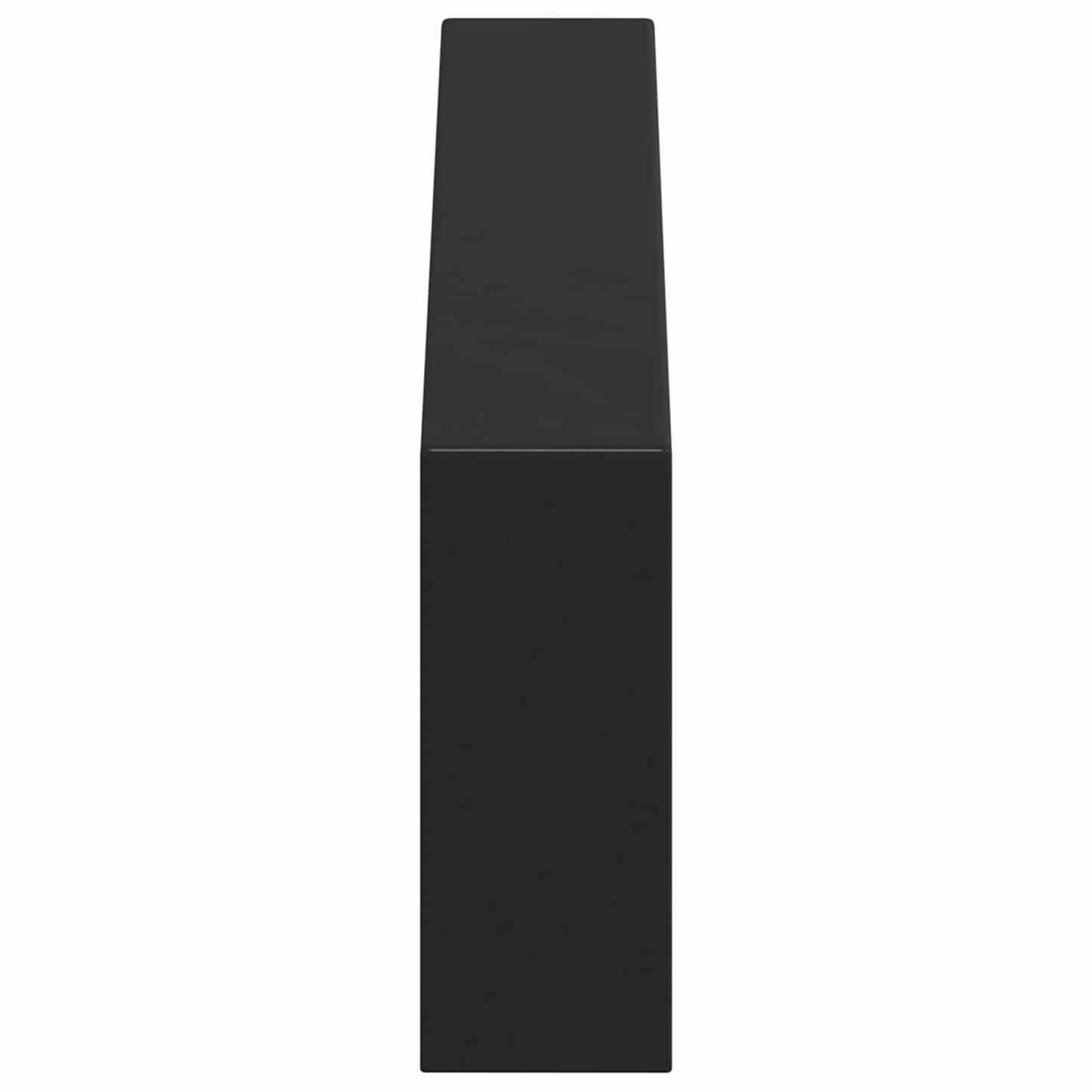 Furniture Feet 12 pcs Black 281 x 40.5 x 100 mm Iron
