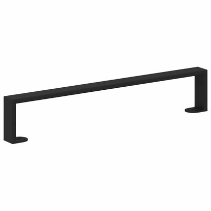 Furniture Feet 2 pcs Black 546 x 40.5 x 100 mm Iron