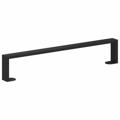 Furniture Feet 2 pcs Black 546 x 40.5 x 100 mm Iron