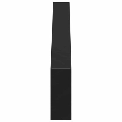Furniture Feet 2 pcs Black 546 x 40.5 x 100 mm Iron