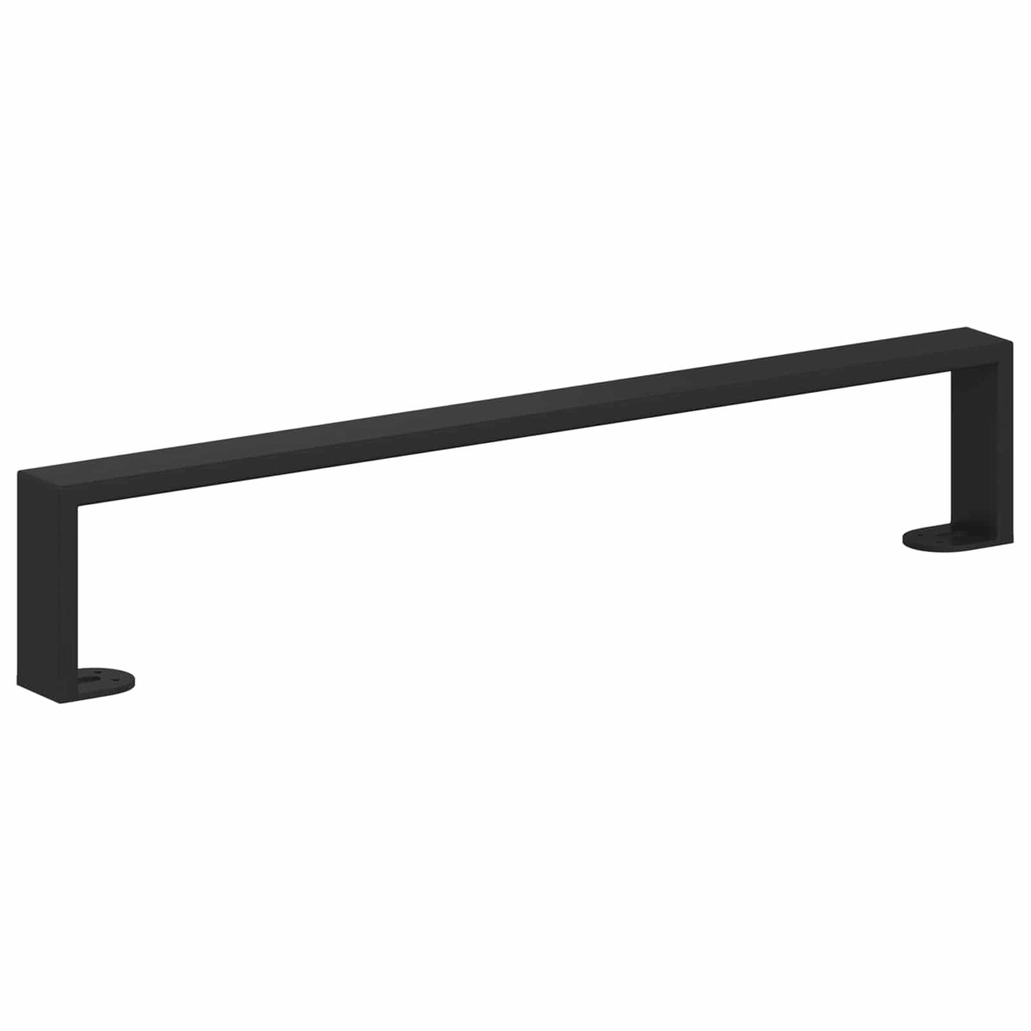 Furniture Feet 12 pcs Black 546 x 40.5 x 100 mm Iron