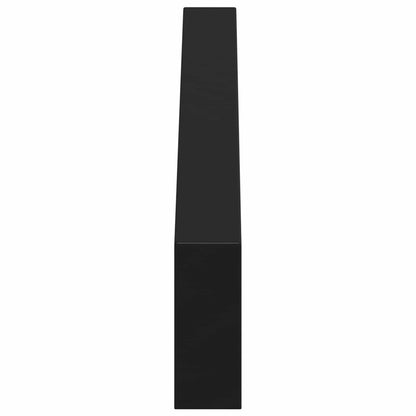 Furniture Feet 2 pcs Black 596 x 40.5 x 100 mm Iron