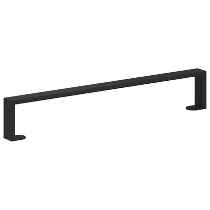 Furniture Feet 12 pcs Black 596 x 40.5 x 100 mm Iron