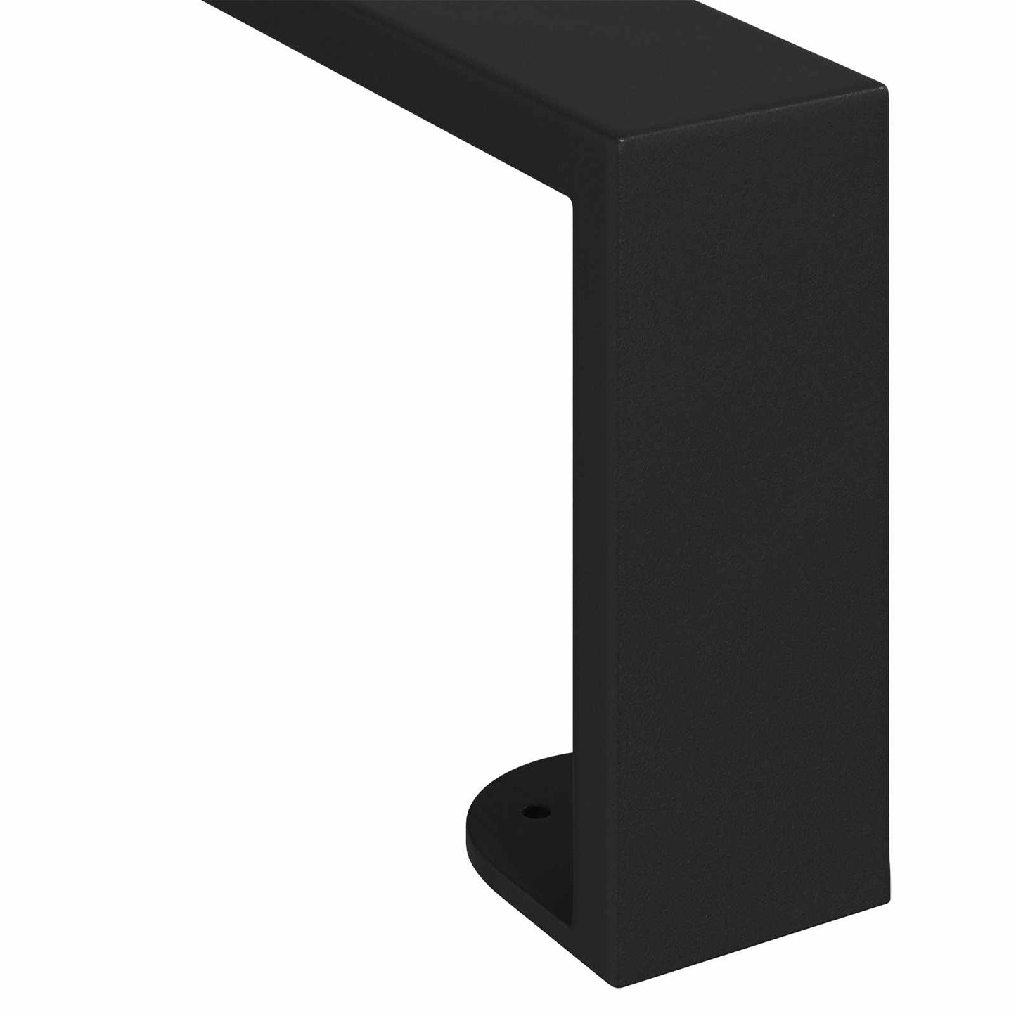 Furniture Feet 2 pcs Black 796 x 40.5 x 100 mm Iron