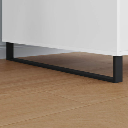 Furniture Feet 2 pcs Black 796 x 40.5 x 100 mm Iron