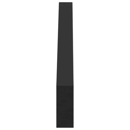 Furniture Feet 2 pcs Black 796 x 40.5 x 100 mm Iron