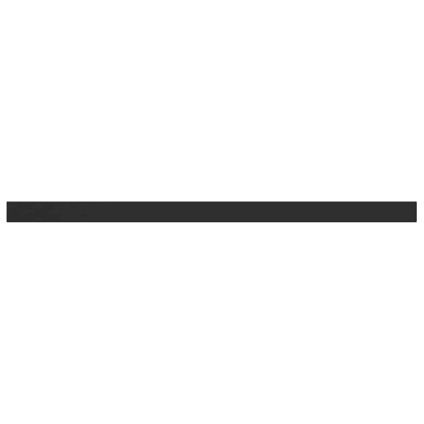 Furniture Feet 2 pcs Black 796 x 40.5 x 100 mm Iron