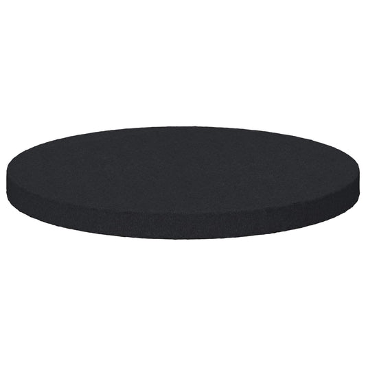 Furniture Feet Pads 2 pcs Black Ø 30 x 2 mm EVA