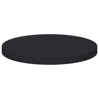Furniture Feet Pads 2 pcs Black Ø 30 x 2 mm EVA