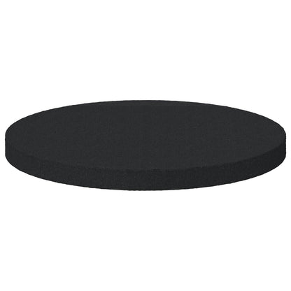 Furniture Feet Pads 2 pcs Black Ø 30 x 2 mm EVA