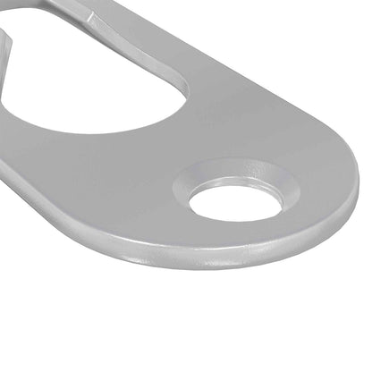 Keyhole Hanger 2 pcs Silver 45 x 16 x 3.5 mm Iron