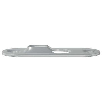 Keyhole Hanger 2 pcs Silver 45 x 16 x 3.5 mm Iron