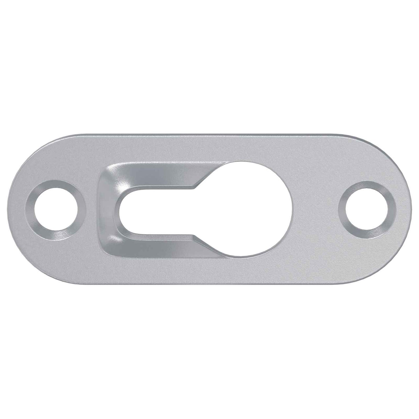 Keyhole Hanger 12 pcs Silver 45 x 16 x 3.5 mm Iron