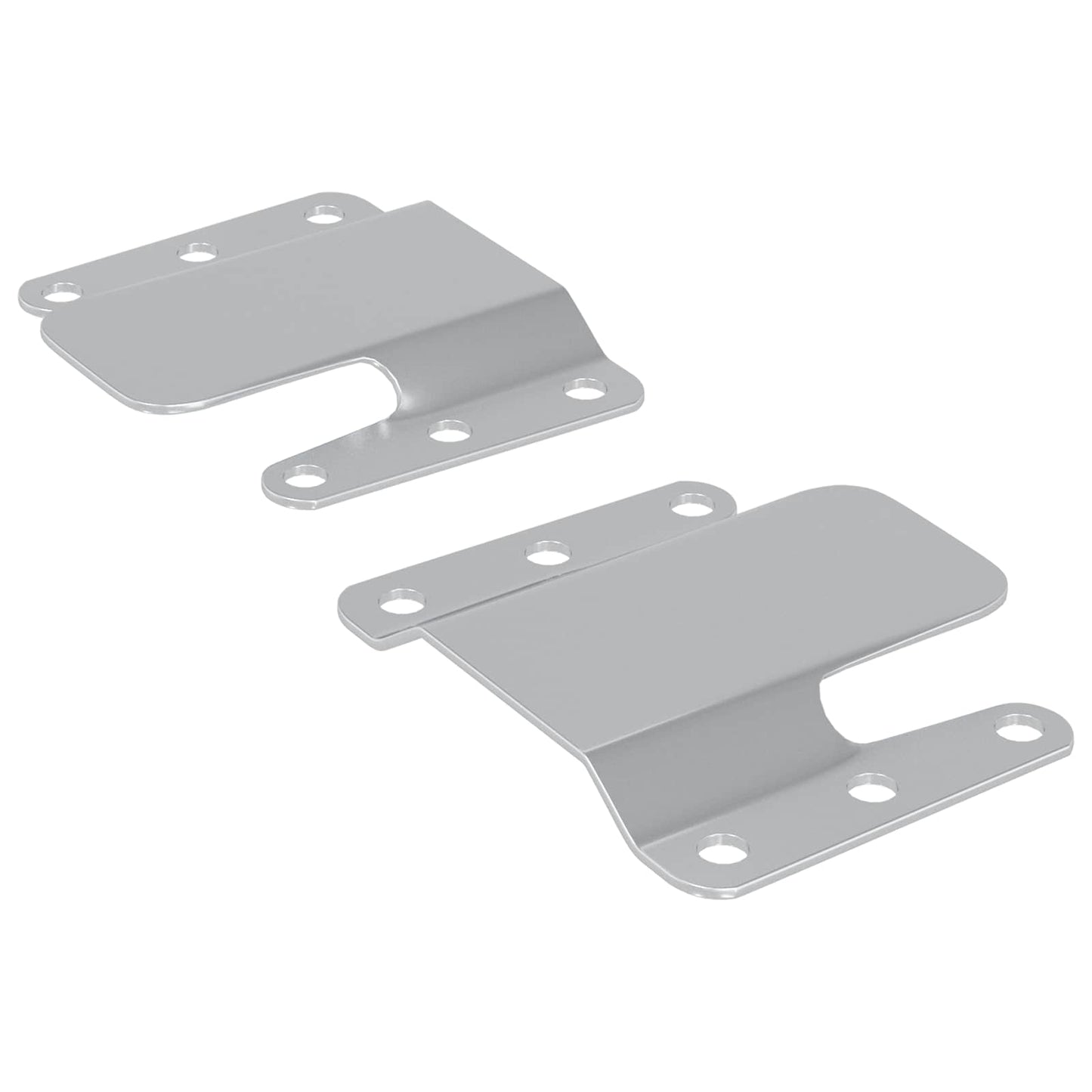 Flush Mount Bracket 2 Silver 75 x 66 x 1.4 mm Steel