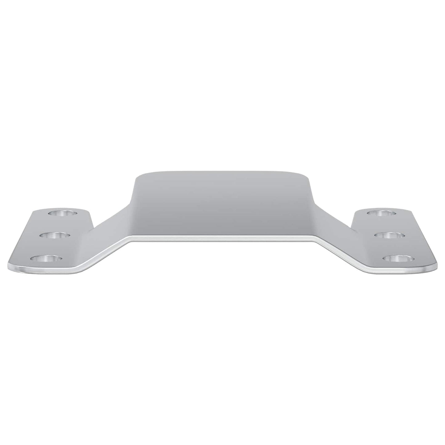 Flush Mount Bracket 2 Silver 75 x 66 x 1.4 mm Steel