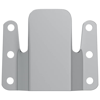 Flush Mount Bracket 2 Silver 75 x 66 x 1.4 mm Steel