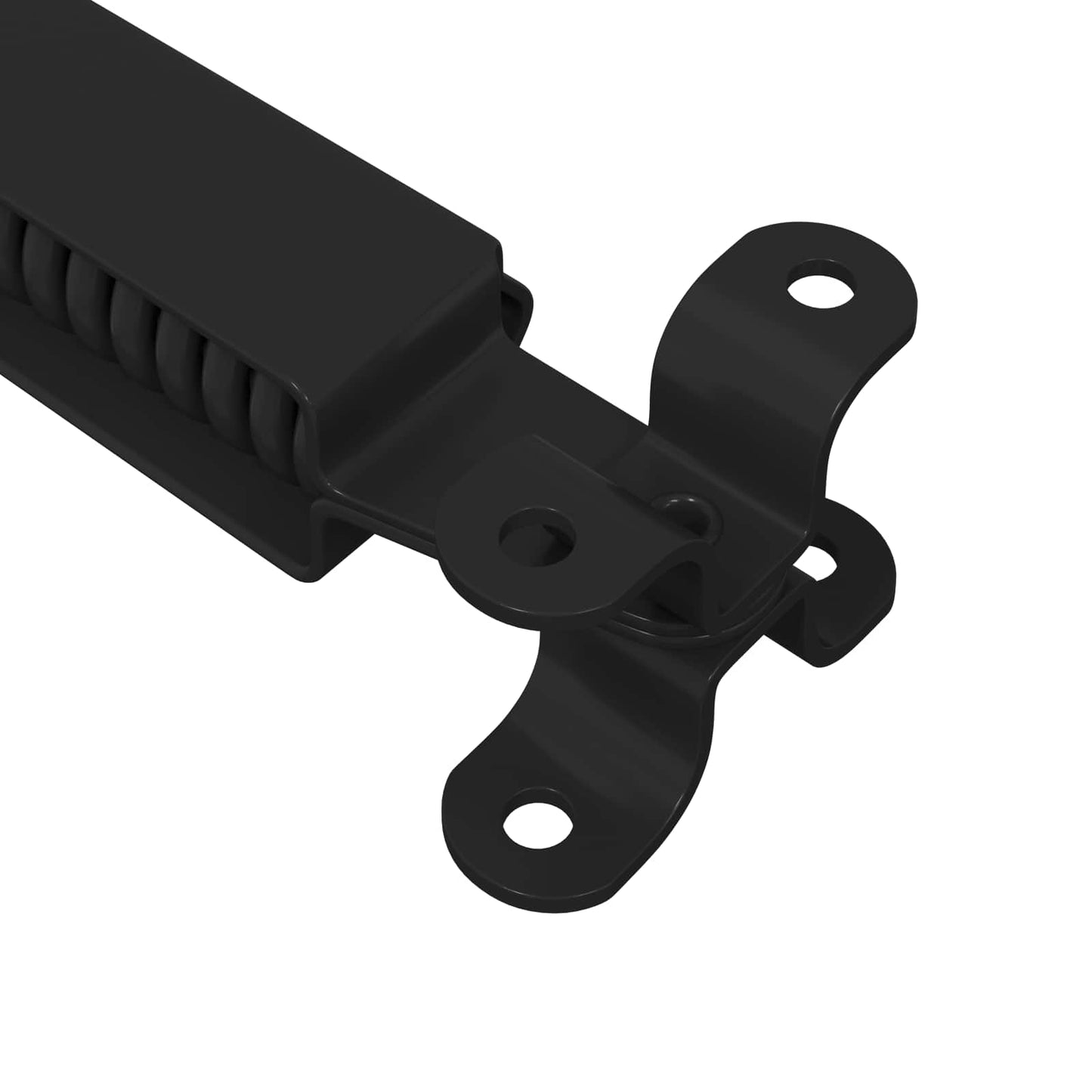 Lid Support Hinge 2 pcs Black 192 x 32 x 50 mm Steel