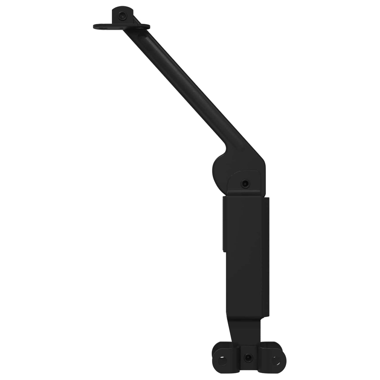 Lid Support Hinge 2 pcs Black 192 x 32 x 50 mm Steel