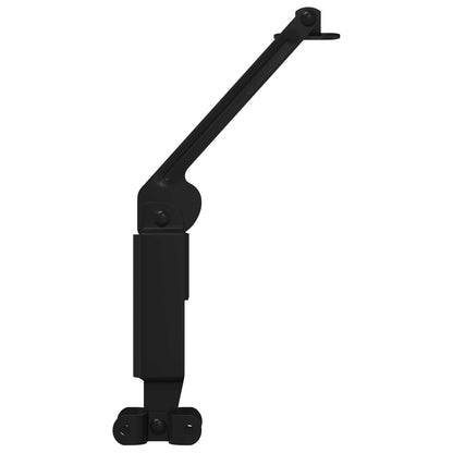 Lid Support Hinge 2 pcs Black 192 x 32 x 50 mm Steel