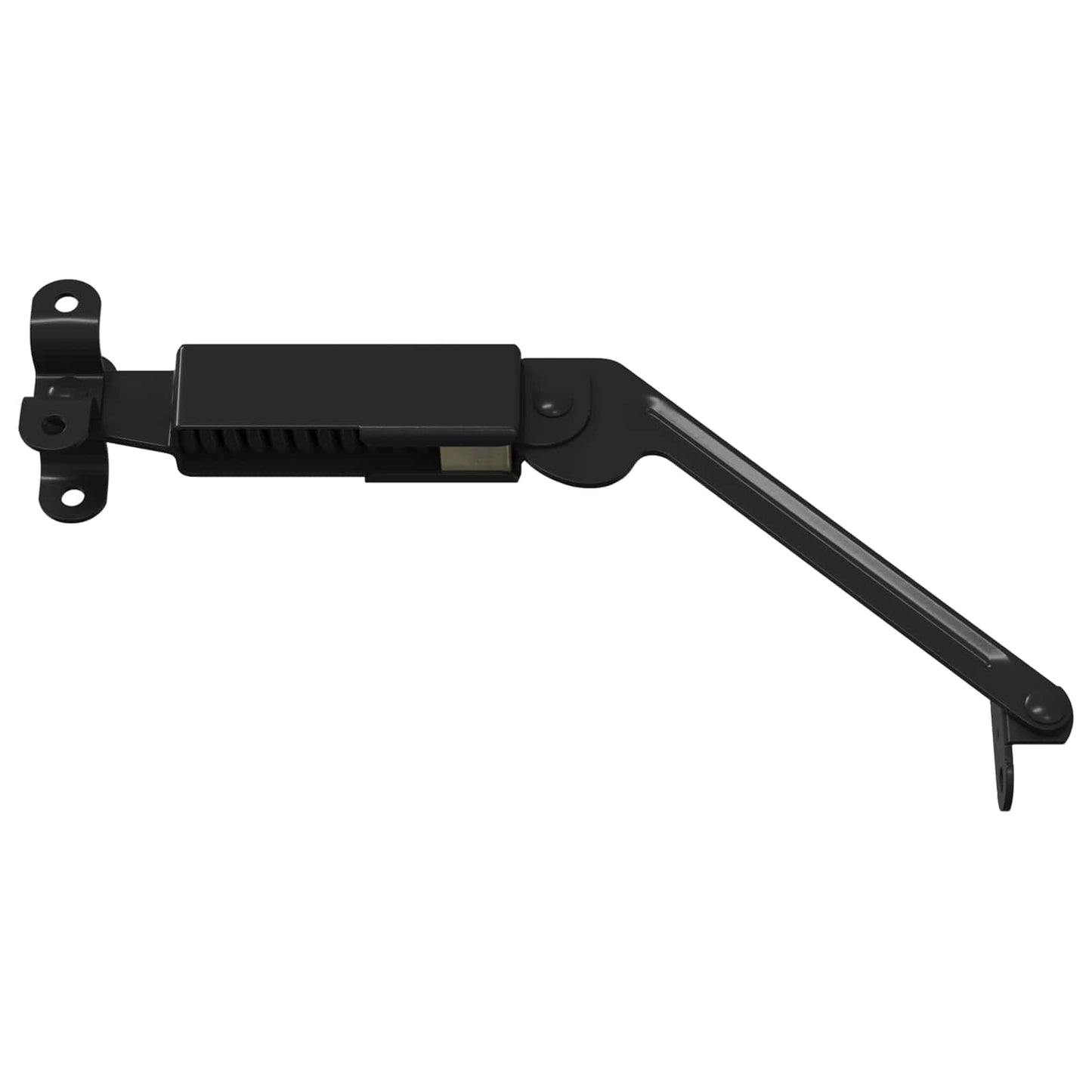 Lid Support Hinge 2 pcs Black 192 x 32 x 50 mm Steel