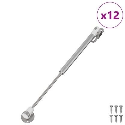 Hydraulic Gas Spring 12 pcs Silver 280 x 17 x 16 mm