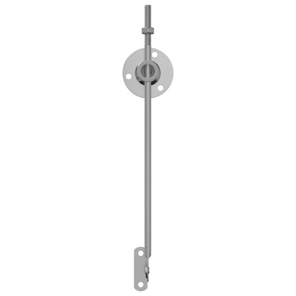 Lid Support Hinge 2 pcs Silver 194 x 36 x 18 mm Iron