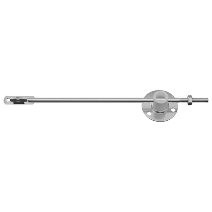 Lid Support Hinge 2 pcs Silver 194 x 36 x 18 mm Iron