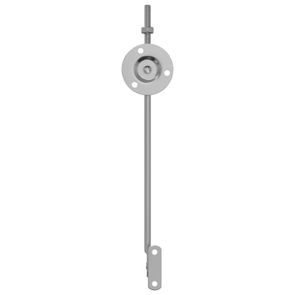 Lid Support Hinge 12 pcs Silver 194 x 36 x 18 mm Iron
