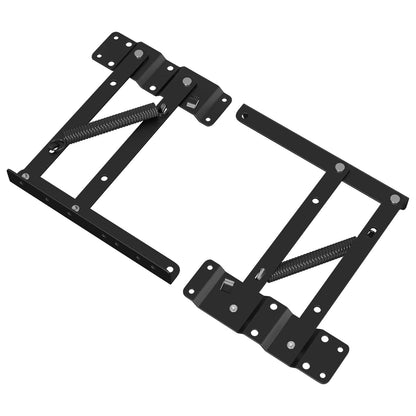 Bed Lift Mechanism 2 pcs Black 340 x 95 x 40 mm Iron