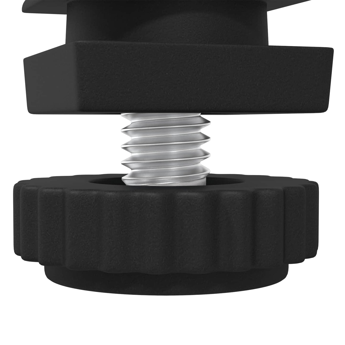 Furniture Levelers Adjustable 12 pcs Black M6 PP