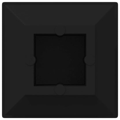 End Caps 2 pcs Black 15 x 15 x 15 mm PP