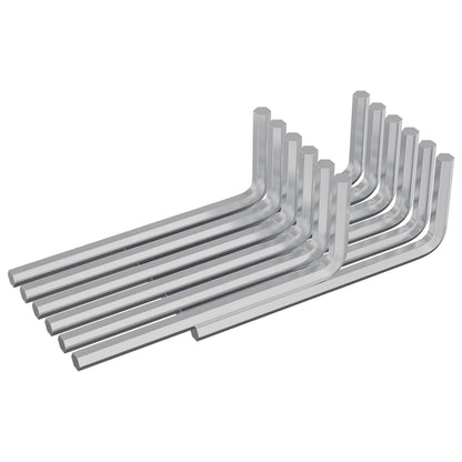 Hex Key 2118 pcs Silver 22 x 66 mm Steel