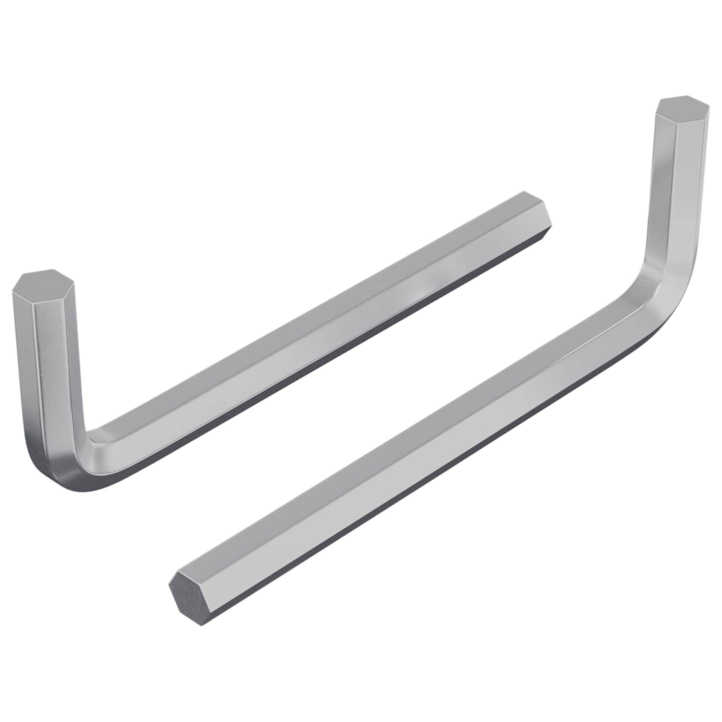 Hex Key 2 pcs Silver 32 x 86 mm Steel