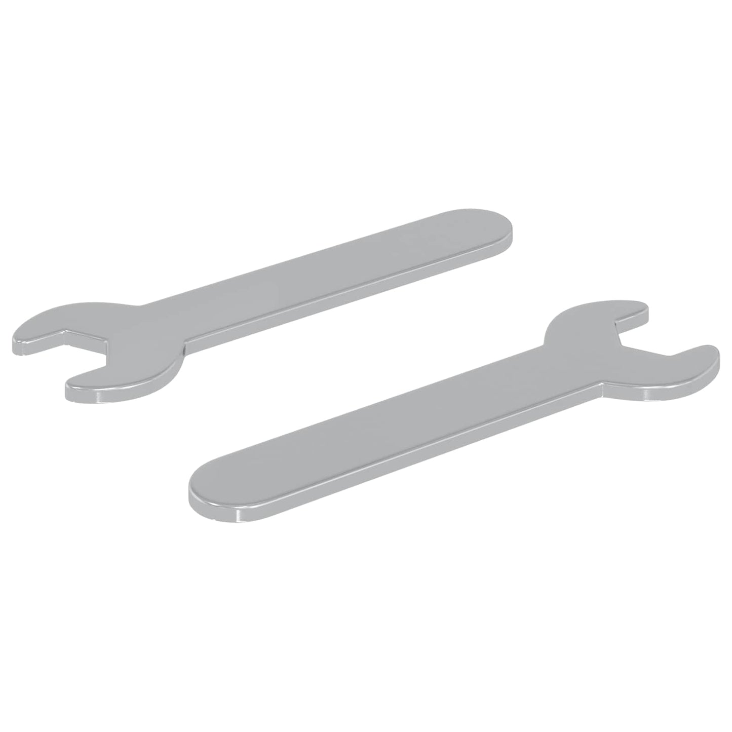 Spanner 2 pcs Silver 10 mm Iron