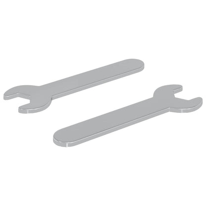 Spanner 2 pcs Silver 10 mm Iron