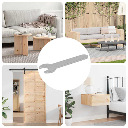 Spanner 12 pcs Silver 10 mm Iron