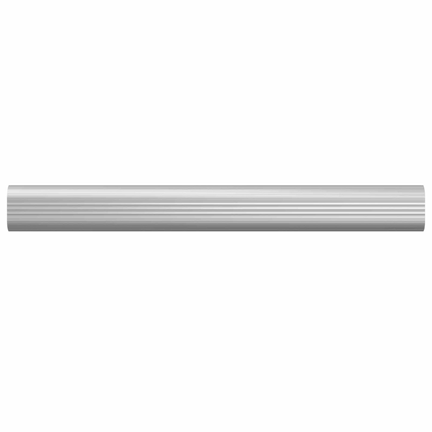 Closet Rod 2 pcs Silver 264 x 15 x 29 mm Aluminium Alloy