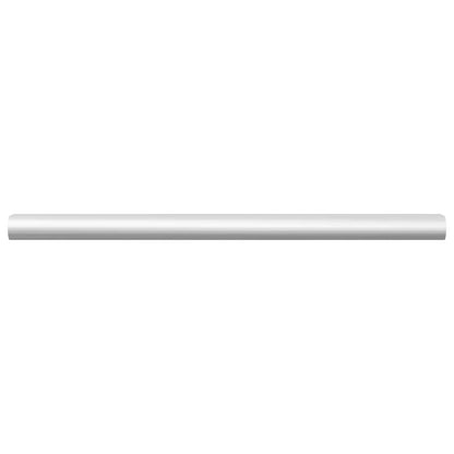Closet Rod 2 pcs Silver 264 x 15 x 29 mm Aluminium Alloy
