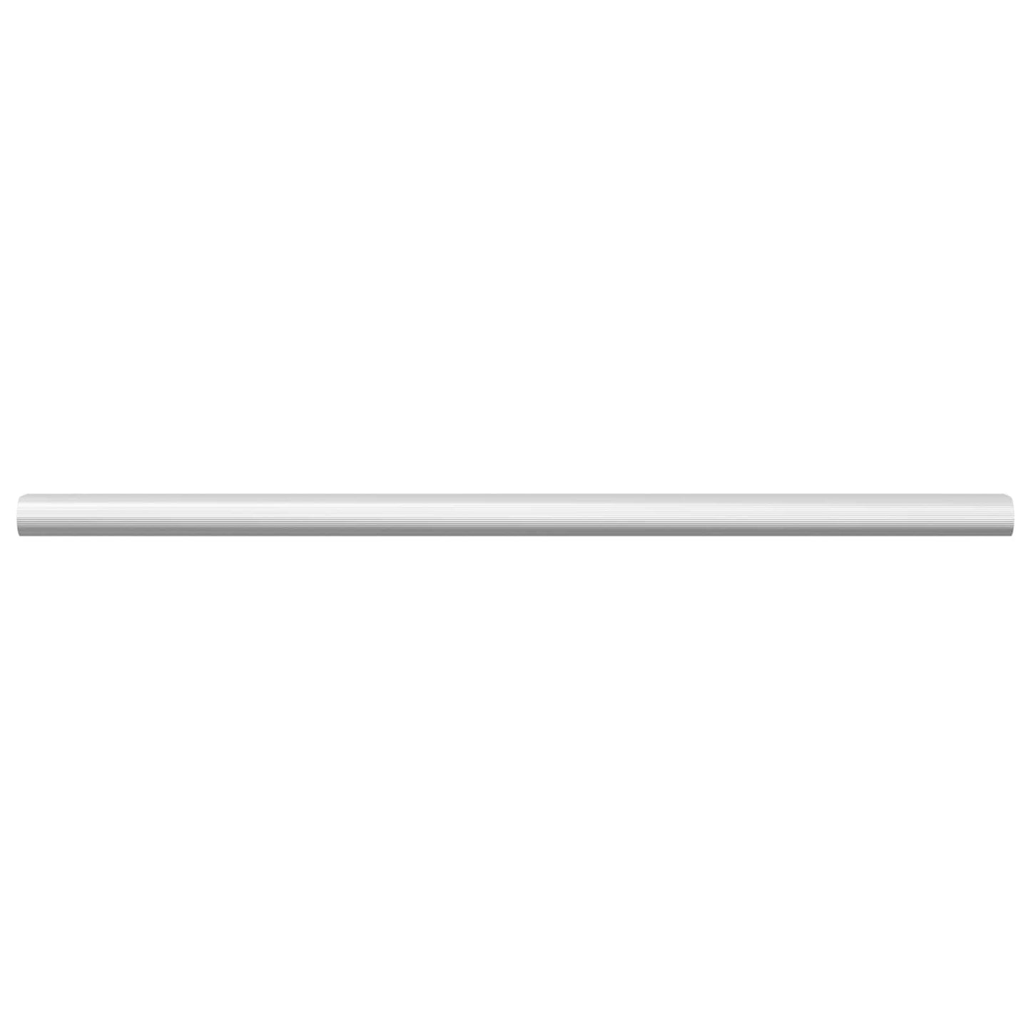 Closet Rod 2 pcs Silver 371.5 x 15 x 29 mm Aluminium Alloy