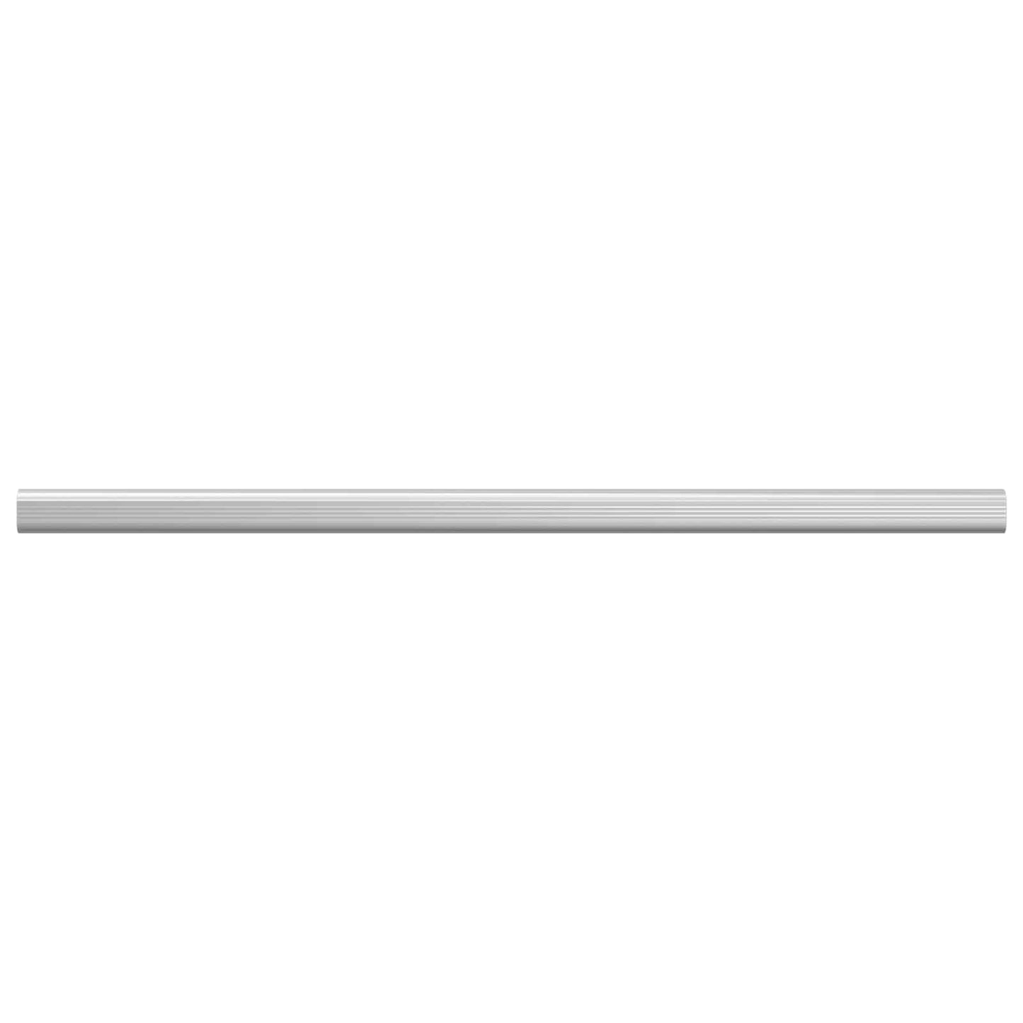Closet Rod 12 pcs Silver 664 x 15 x 29 mm Aluminium Alloy