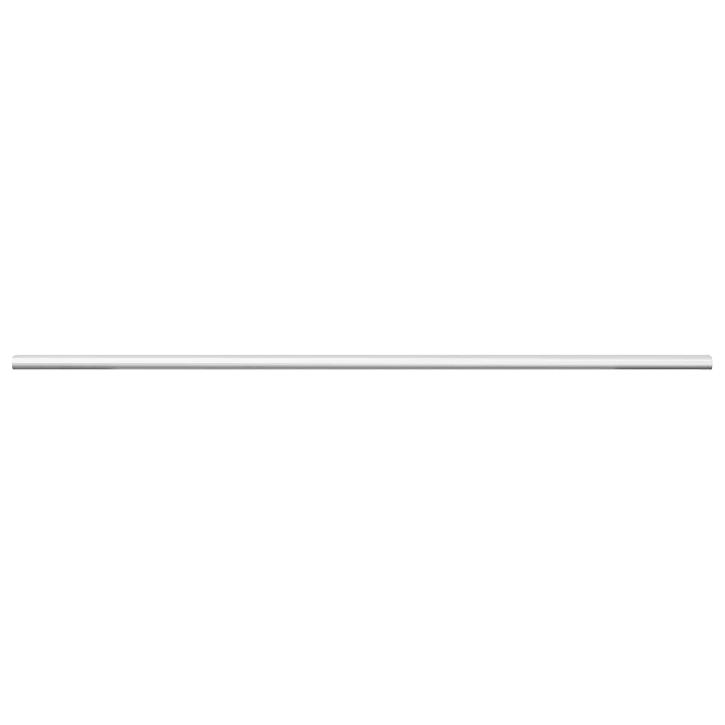 Closet Rod 2 pcs Silver 764 x 15 x 29 mm Aluminium Alloy