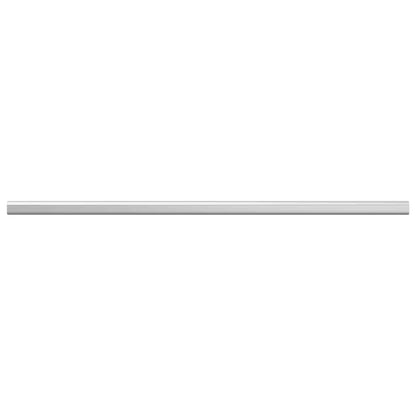 Closet Rod 2 pcs Silver 864 x 15 x 29 mm Aluminium Alloy