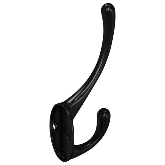 Clothes Hook 346 pcs Black 102 x 29 x 47mm Zinc Alloy