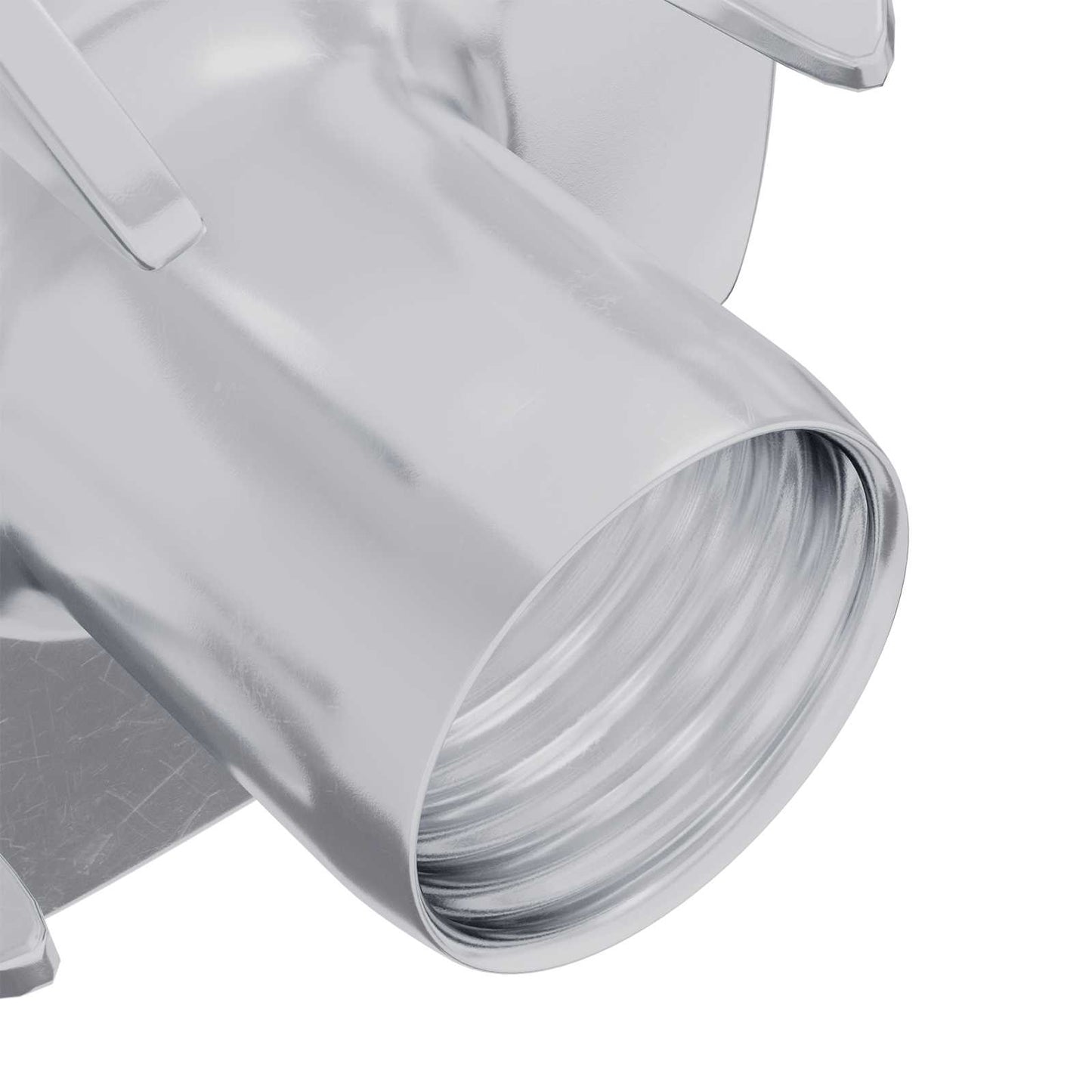 Pronged T-nut 2 pcs Silver M6 mm Steel