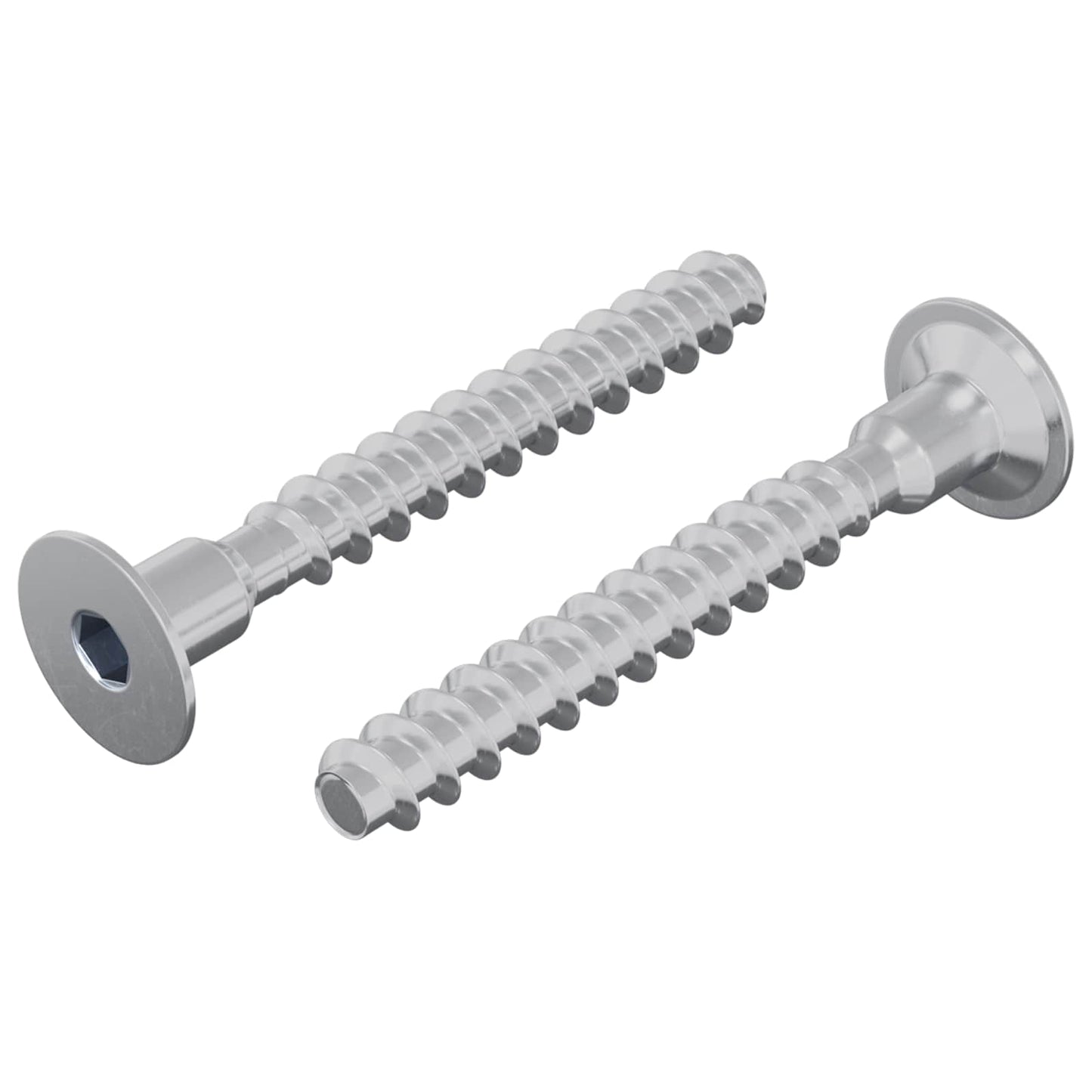 Screw 2 pcs Zinc-coated 5 x 40 mm Iron